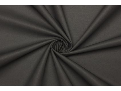 Kostýmový kepr (twill) elastický - Tmavě šedá