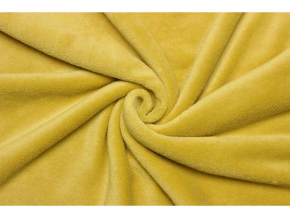 Coral fleece | WellSoft - Zlatá žlutá
