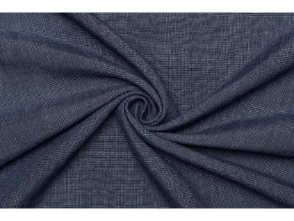 Kostýmová látka bavlna | polyester - Károvaný vzor