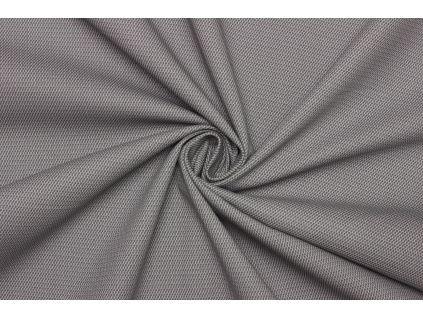Kostýmová bavlněná látka elastická - Jemný geometrický vzor