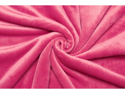 Coral fleece | WellSoft - Růžová telemagenta
