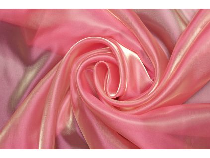 Organza s nylonem - Růžová telemagenta