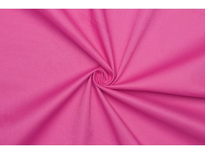 Popelín bavlněný elastický - Fuchsiová růžová