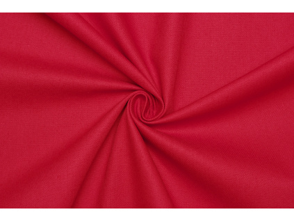 Bavlněný Kepr (Twill) - Červený