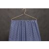Riflovina | Denim šatová elasitcká - Květinový vzor