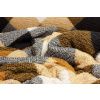 Coral fleece buklé - Geometrický vzor 200 cm šíře