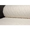 Sherpa fleece s plastickým vzorem - Perlově bílá | Ivory